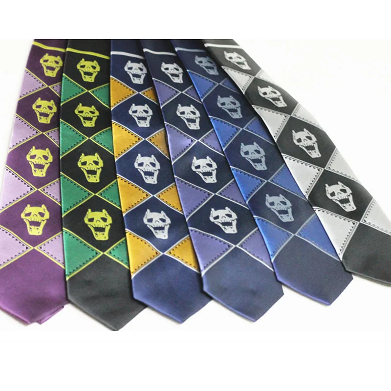 เนคไทลายหัวกะโหลกคอสเพลย์อนิเมะคิระ โยชิคาเกะ สำหรับชุดคอสเพลย์อนิเมะแบบยูนิเซ็กซ์ อุปกรณ์ประกอบฉาก