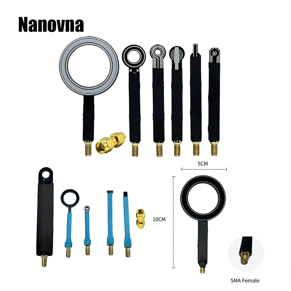 Nanovna HT03/8/8-1 Near Field Probe Set 9KHz-7GHz EMC EMI SMA Female Antenna RE CE Test Locate Interference Source SA6 GS-320