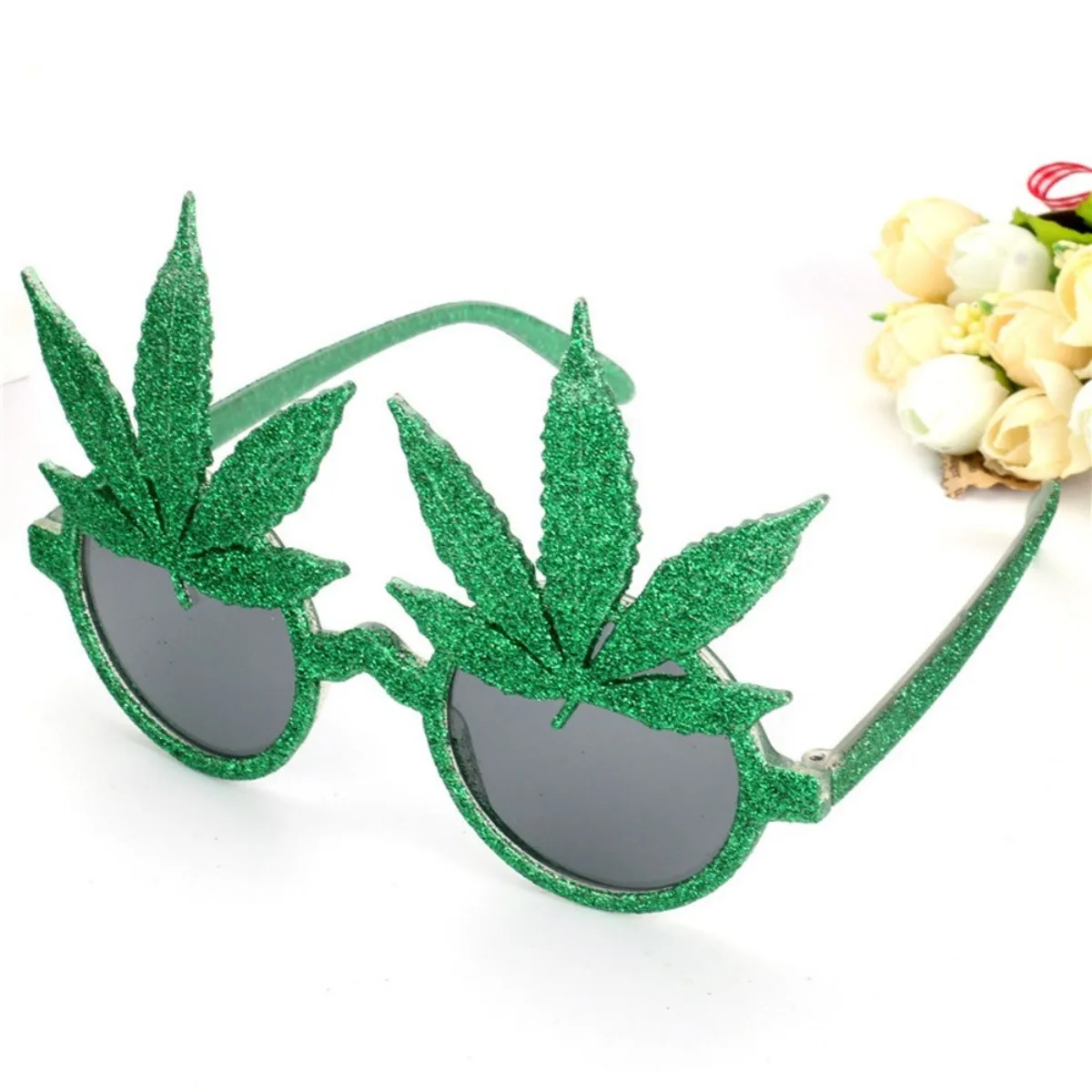 1pc, St. Patrick's Day Glasses, Decorative Shamrock Green Glasses, St. Patrick's Costume Dress Up, Photo Booth Props