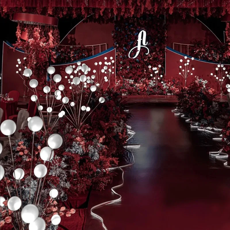 ANITA Modern Wedding Lights Festive Atmosphere LED Evening Stage Lights Roads Small Apples Fresh Background Decoration