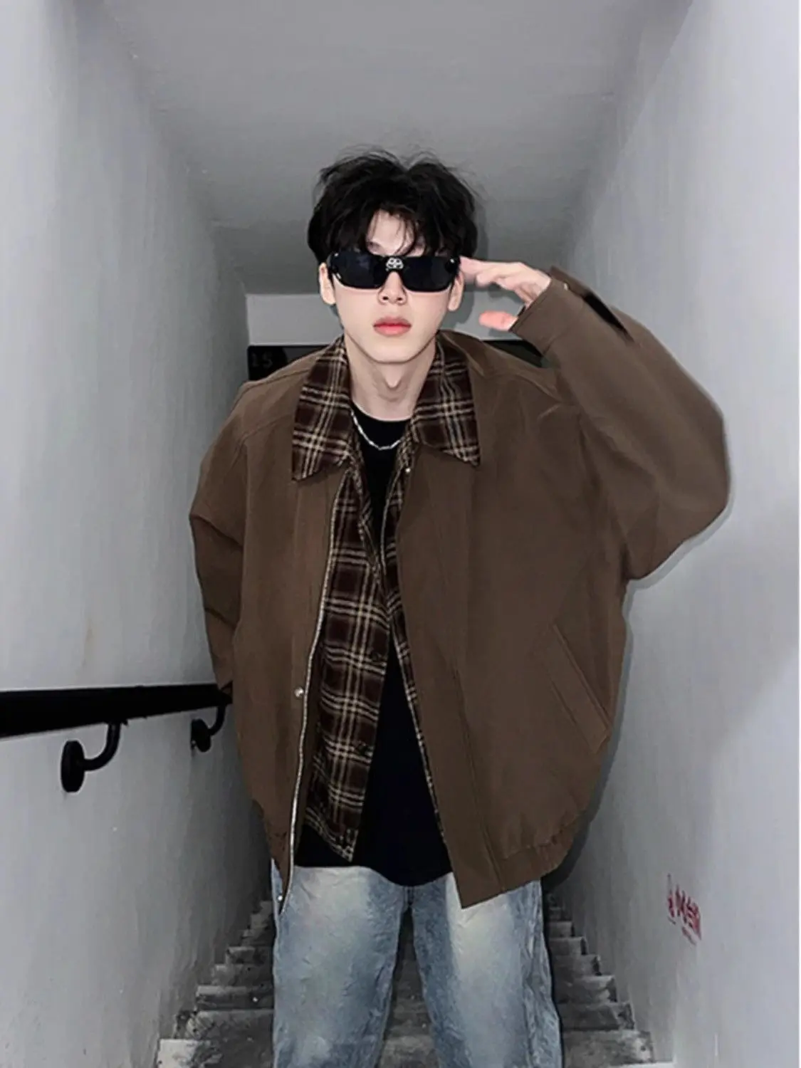 

Мужская куртка с металлическими пуговицами в средиземноморском стиле для отдыха на южном побережье, летняя, легкая, дышащая, прохладная