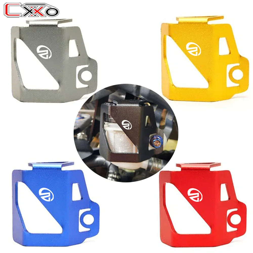 

For YAMAHA YZFR3 YZFR1 YZFR6 yzf r25 YZF R1 R3 R6 R7 R125 Motorcycle CNC Rear Brake Fluid Reservoir Guard Cover Protector