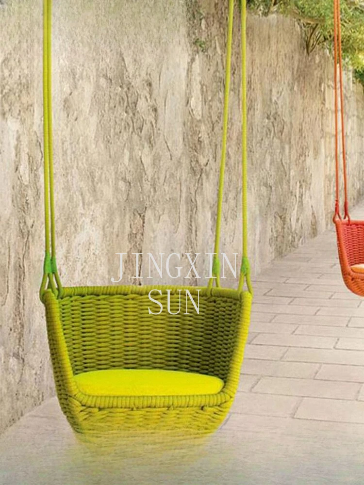 Outdoor Swing Indoor Bedroom Adult Hanging Basket Rattan Chair Children Balcony Outdoor