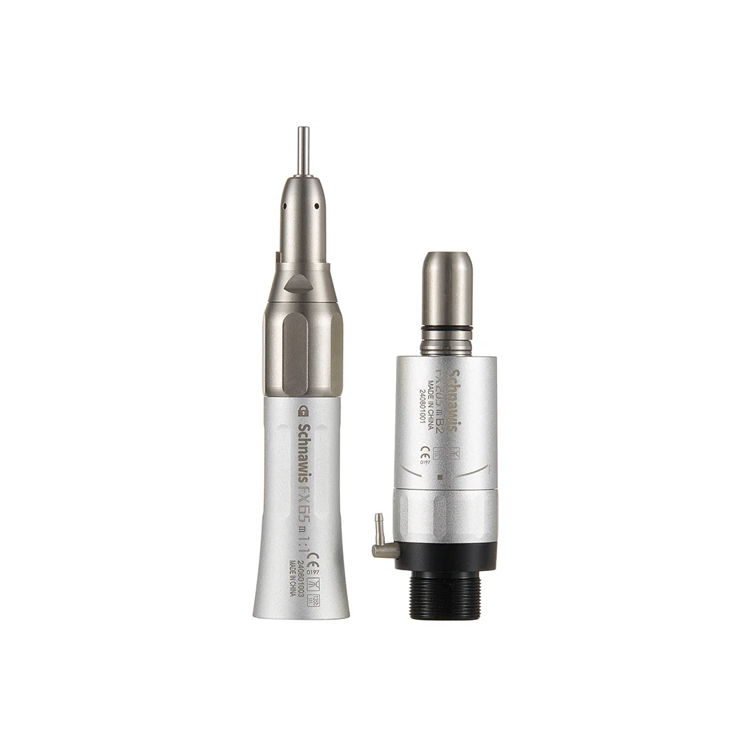 FX25 FX65 Dental 1:1 Direct Drive Contra Angle Low Speed Handpiece Mini Head Dentistry Against Contra Angle Polishing Tools