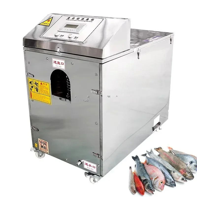 Automatic Fish Gut Removal Cleaning Gutting And Scaling Machine Fish Processing Plant