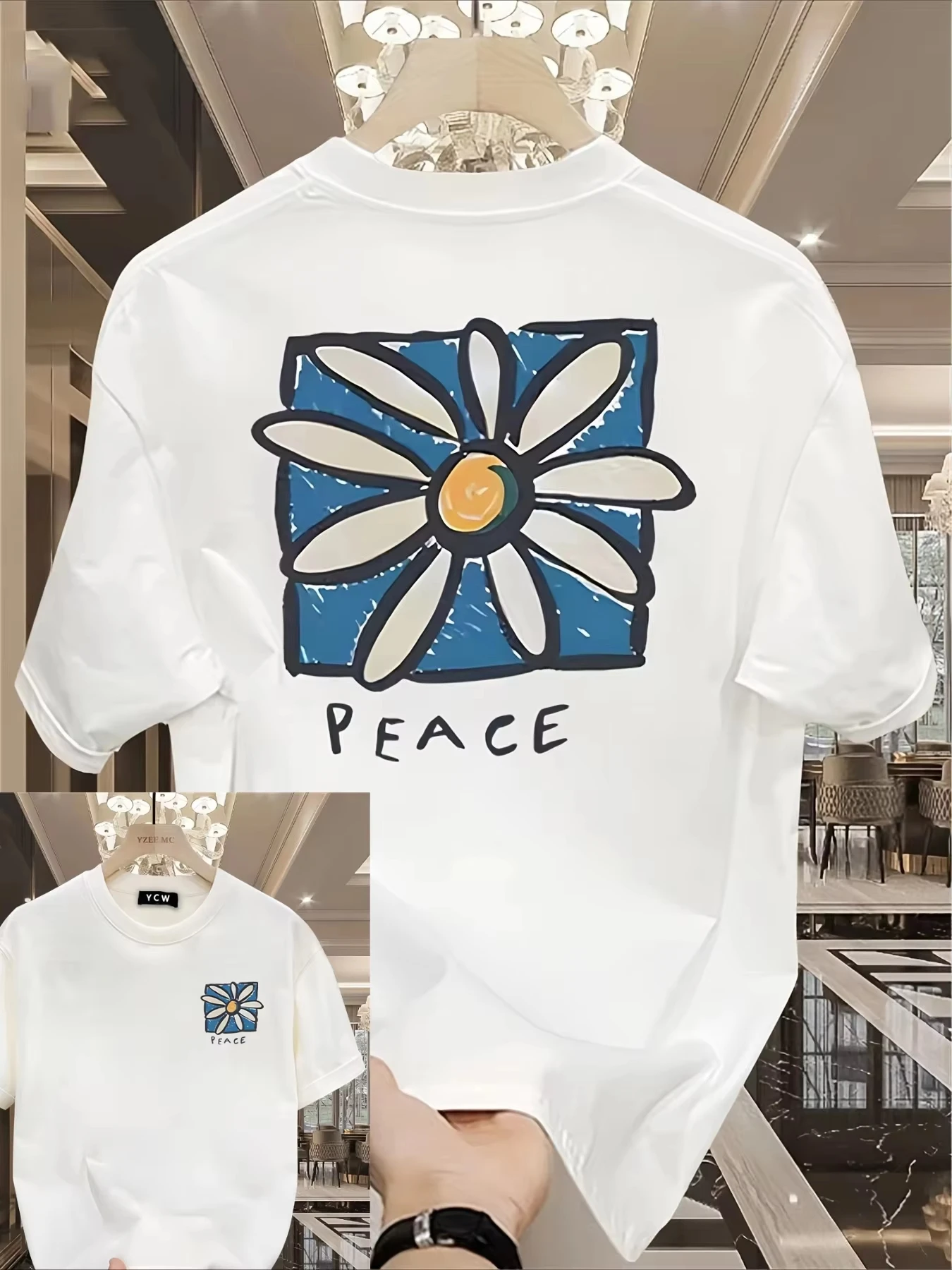 2026 Men's Casual Short-sleeved T-shirt-Japanese and Korean Street Style, Machine Washable, Full of Retro Charm