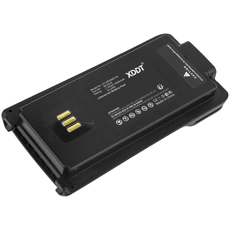 Two Way Radio Battery For Hytera:BL2016,PD985,PD985U，3000mAh / 22.2Wh--7.40V--Li-ion
