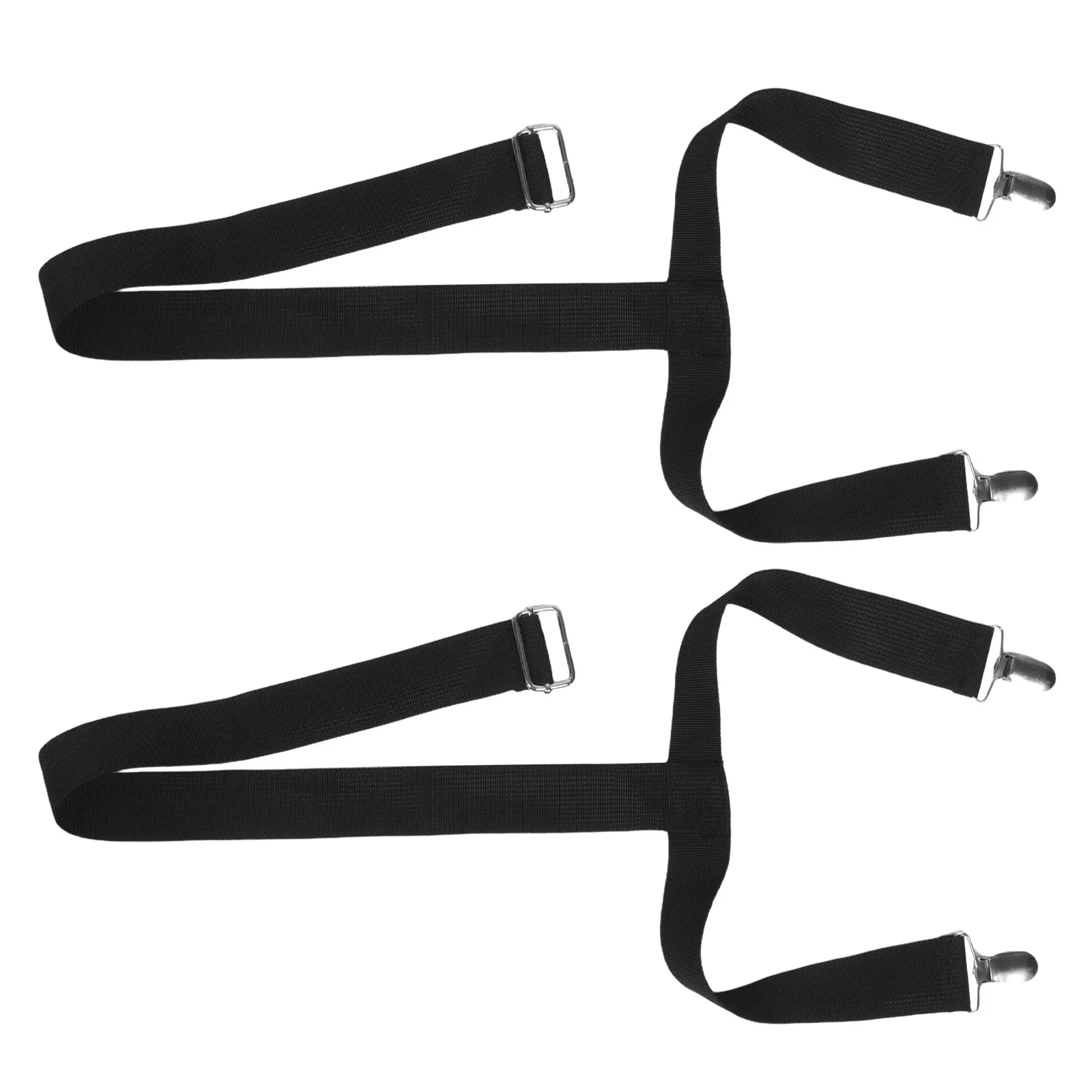 2Pcs Self Dressing Aid for Pants Black Adjustable Strap Clip Pull Dressing Helper No Bend Lower Limb Assistive Tool for Disabled