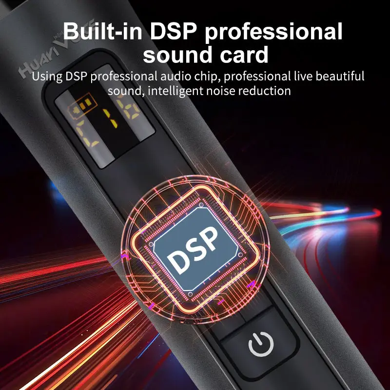 H20 Microphone with Sound Card Effects All-in-One Microphone Reverb Connecting Cell Phone for Podcast Equipment Live