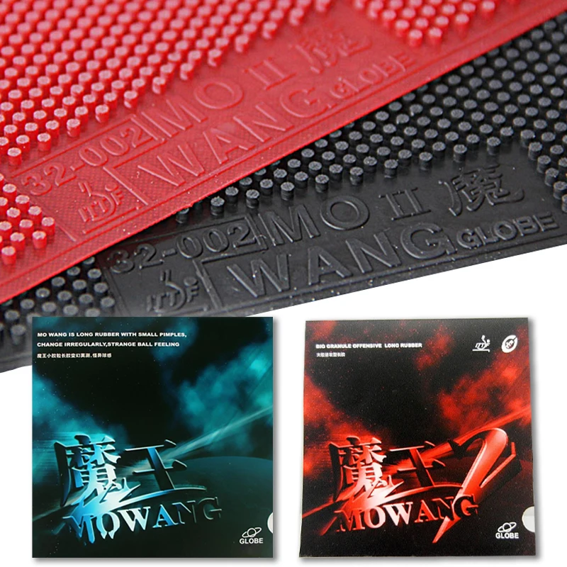

GLOBE MOWANG I/II Long Pips OX Table Tennis Rubber Small/Medium Particles Single Rubber Durabel&Weired Ping Pong Racket Rubber