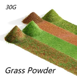 30G Terrain Powder Model Static Grass Simulation Ground Powder Foliage for Railway Train Wargame Landscape Scenery for Diorama