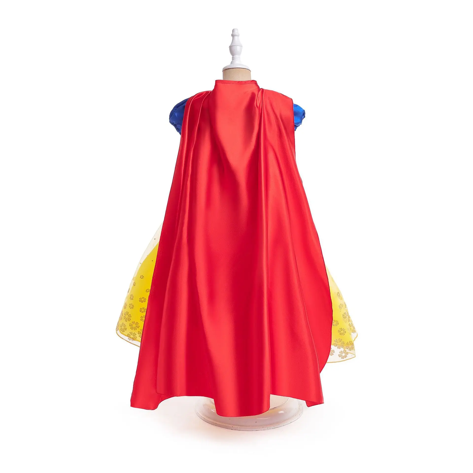 Iconic Princess Role Play Snow White Costume Girls Halloween Fancy Carnival Apparel Story Book Kids Classic Dress up Party Gown
