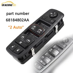 Auto Parts 68184802AA for 2014 2015 Jeep Grand Cherokee Dodge Durango Left Side Electric Power Window Switch Control Button