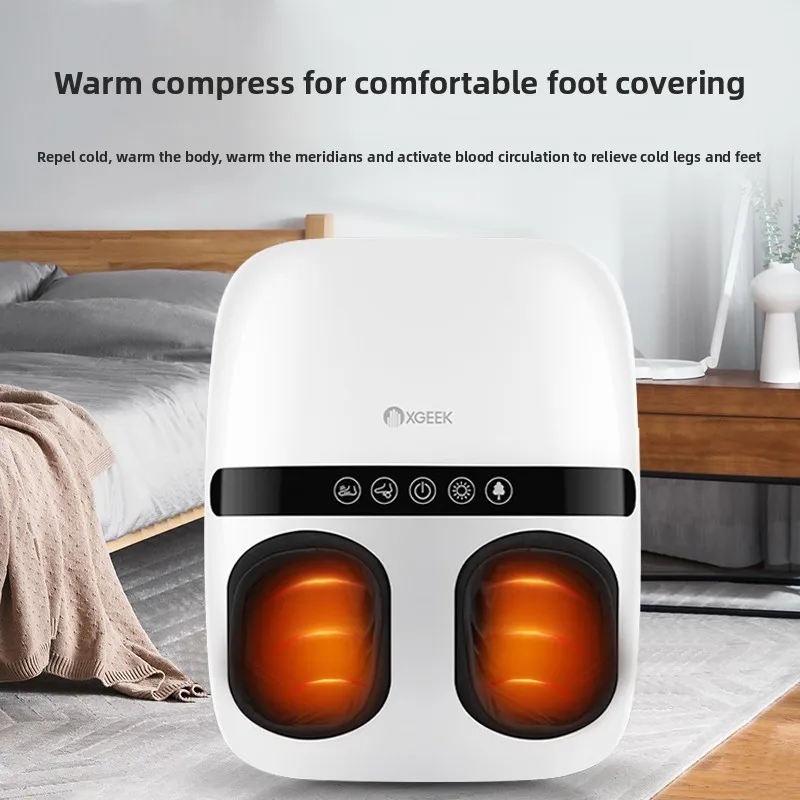 

Электрический массажер для ног, тепловая терапия, горячая компрессия, разминающий ролик, расслабление мышц, облегчение боли, успокаивающий массаж ног шиацу