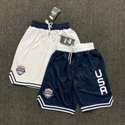 2024 Summer Basketball Running Shorts Men High Quality Social Elastic Waist Shorts 2 Colors Sport Clothes Training Shorts