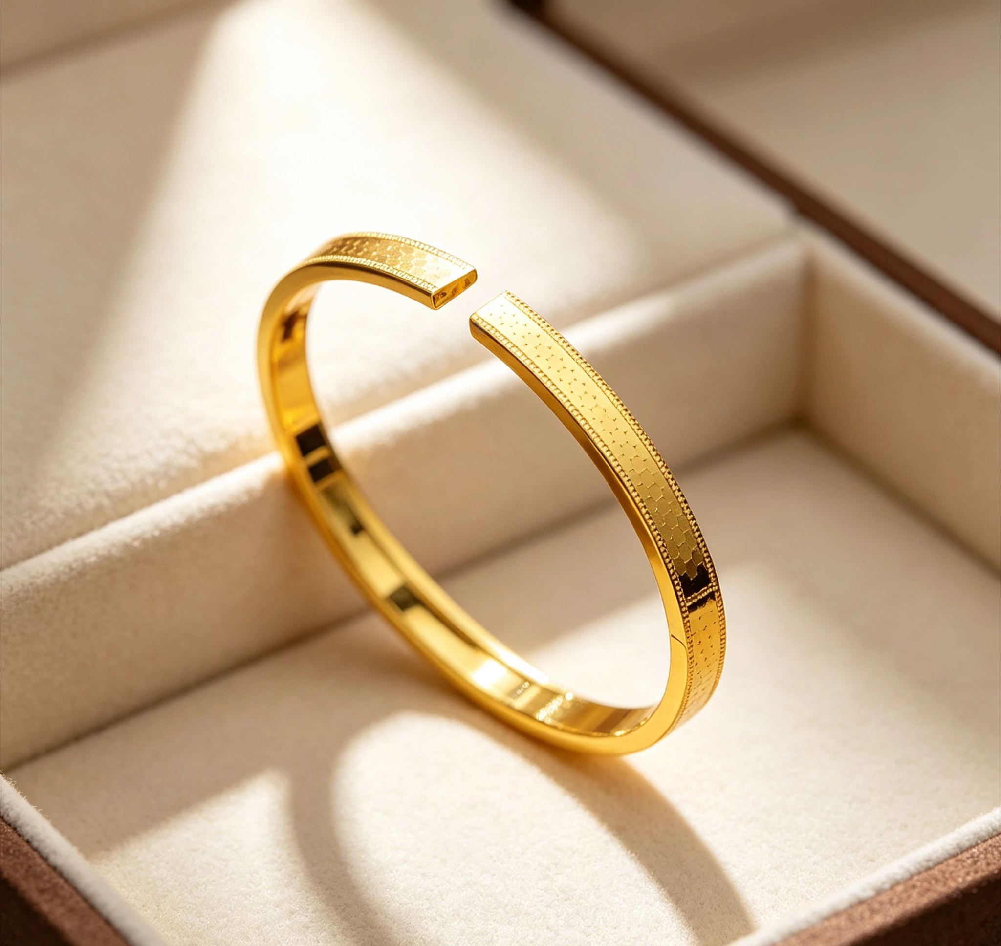 9999 Pure Gold real gold Women's egg-shaped dragon scale buckle bracelet light luxury design  Giving a gift to a friend