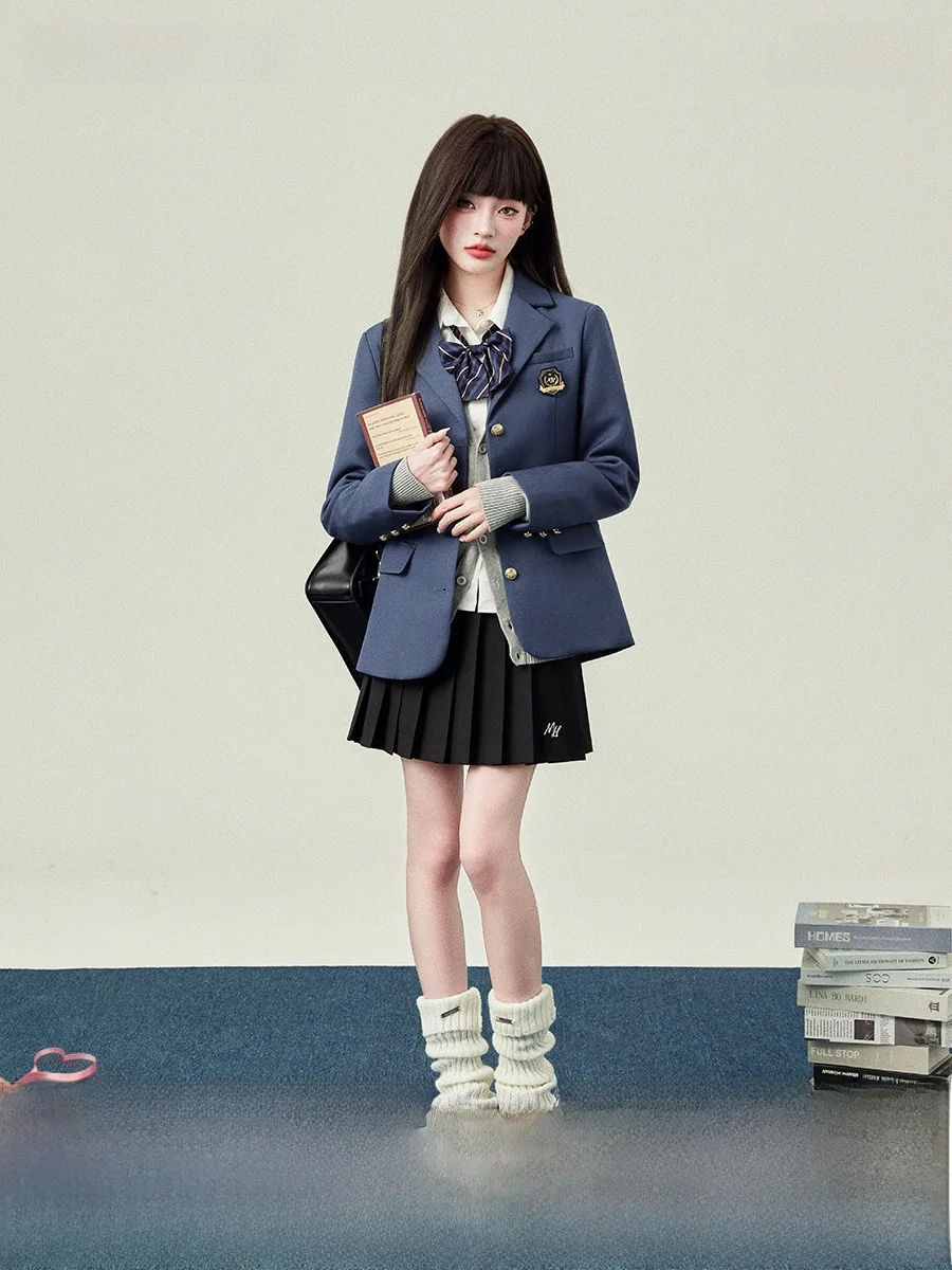 

Оригинальные женские часы Mrs Flower Bell JK Suit, большая кнопка-тролка, синяя талия, для похудения, orm Jaet Sweet Sle Strai...