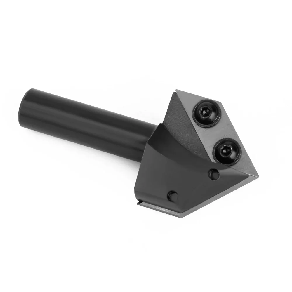 Imagem -02 - Lavie-v-shaped Fresa Gravação Router Bit Moinho Final para Entalho de Madeira 90 Graus 120 Graus 12.7 mm X13g 1pc