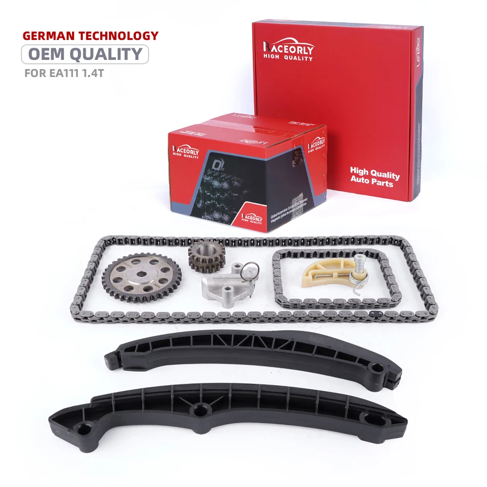 

Engine Captive Conversion New Repair Timing Timing Chain Kit Adjuster Assembly Parts Chain Guide Kit 03C109158 for EA111 1.4T