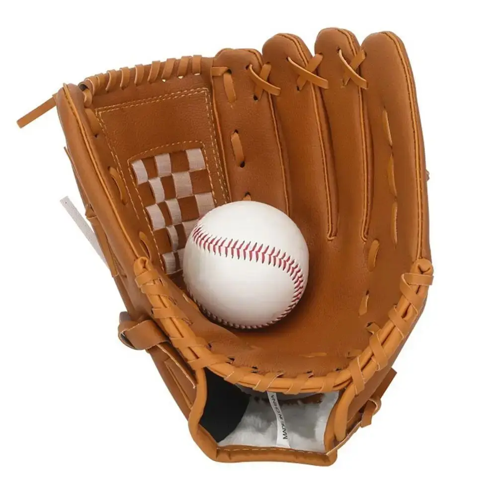 Children Baseball Glove 10.5inch PU Batting Gloves Softball Practice Equipment Baseball Training Competition Glove For Kids