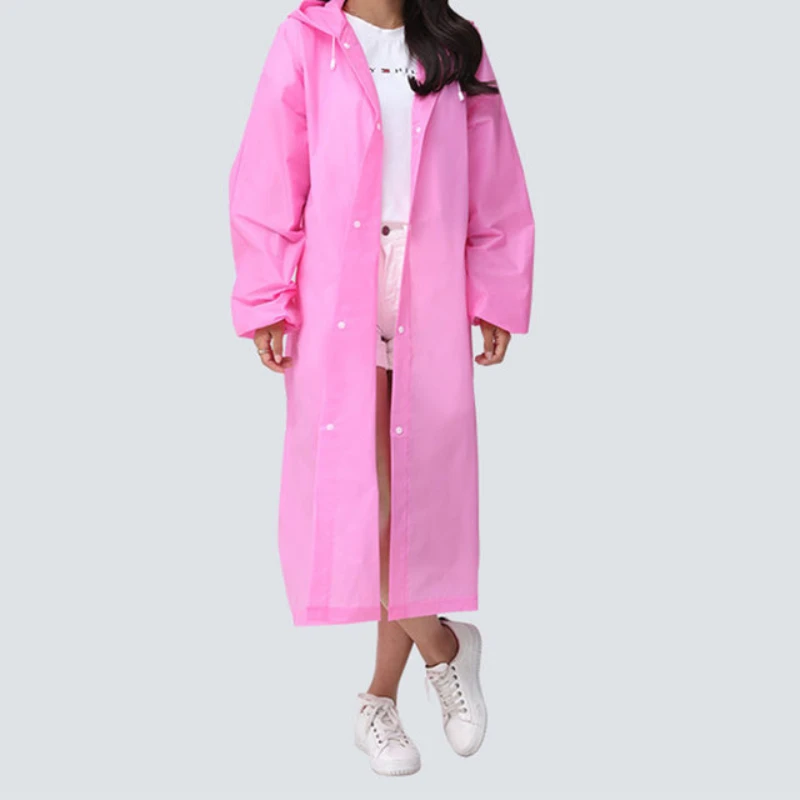 Adult Raincoat Thickened Waterproof Kids Children EVA Rain Coat Clear Transparent Suit Raincoats Tour Waterproof Rainwear