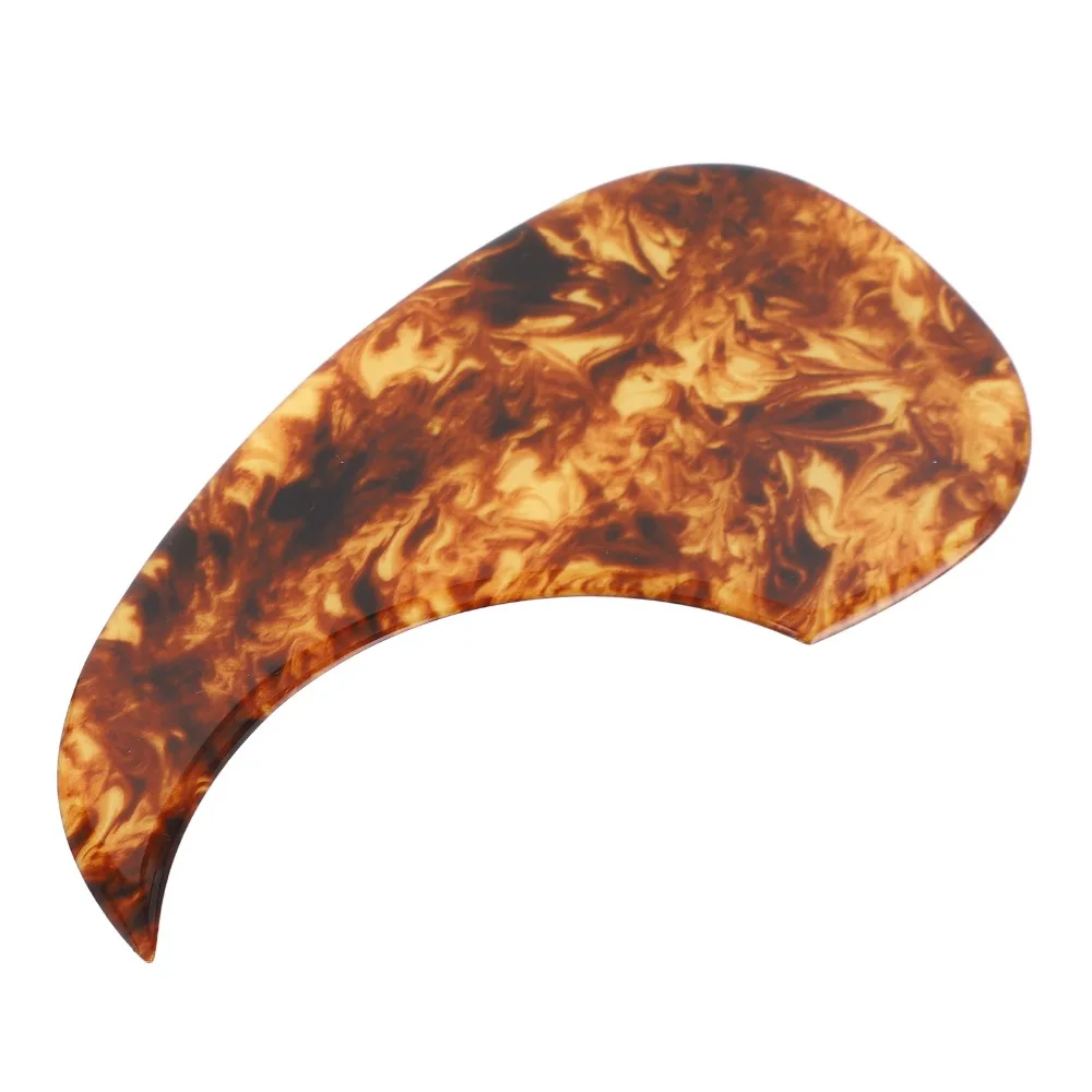 Celluloid Material Guitar Pickguard 2-2.5mm Thickened Amber Color Acoustic Guitar Cover Guitar Protection Accessory