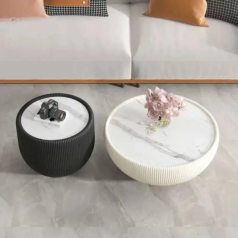 

European Table Luxury Classic Beauty Round Coffee Simple Coffee Table Minimalist Unique Table Basse De Salon Furniture Home