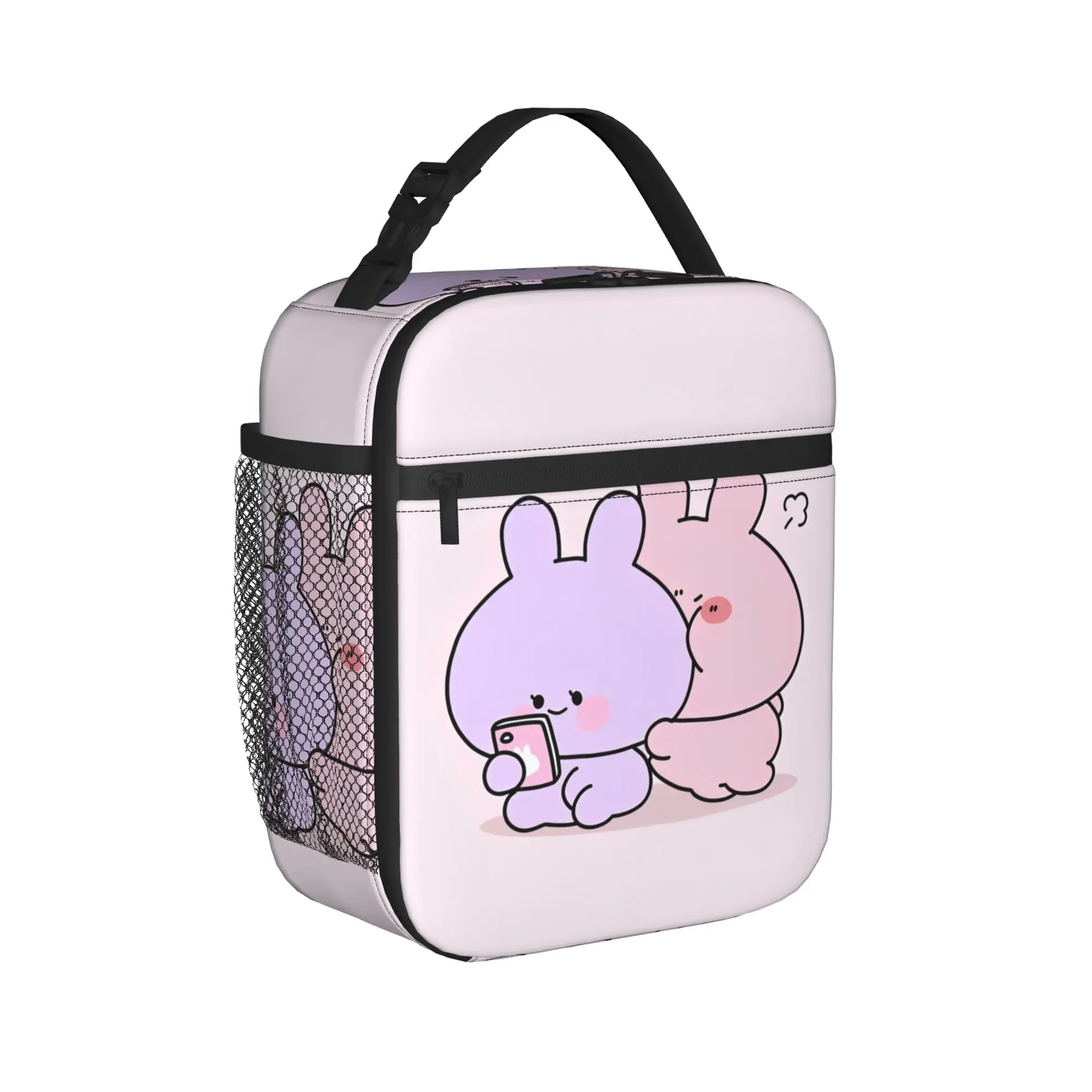 Asamimichaan Asleep Insulated Lunch Bags Thermal Bag Reusable,Lunch Container Asamimi High Capacity Tote Lunch Box Bento Pouch