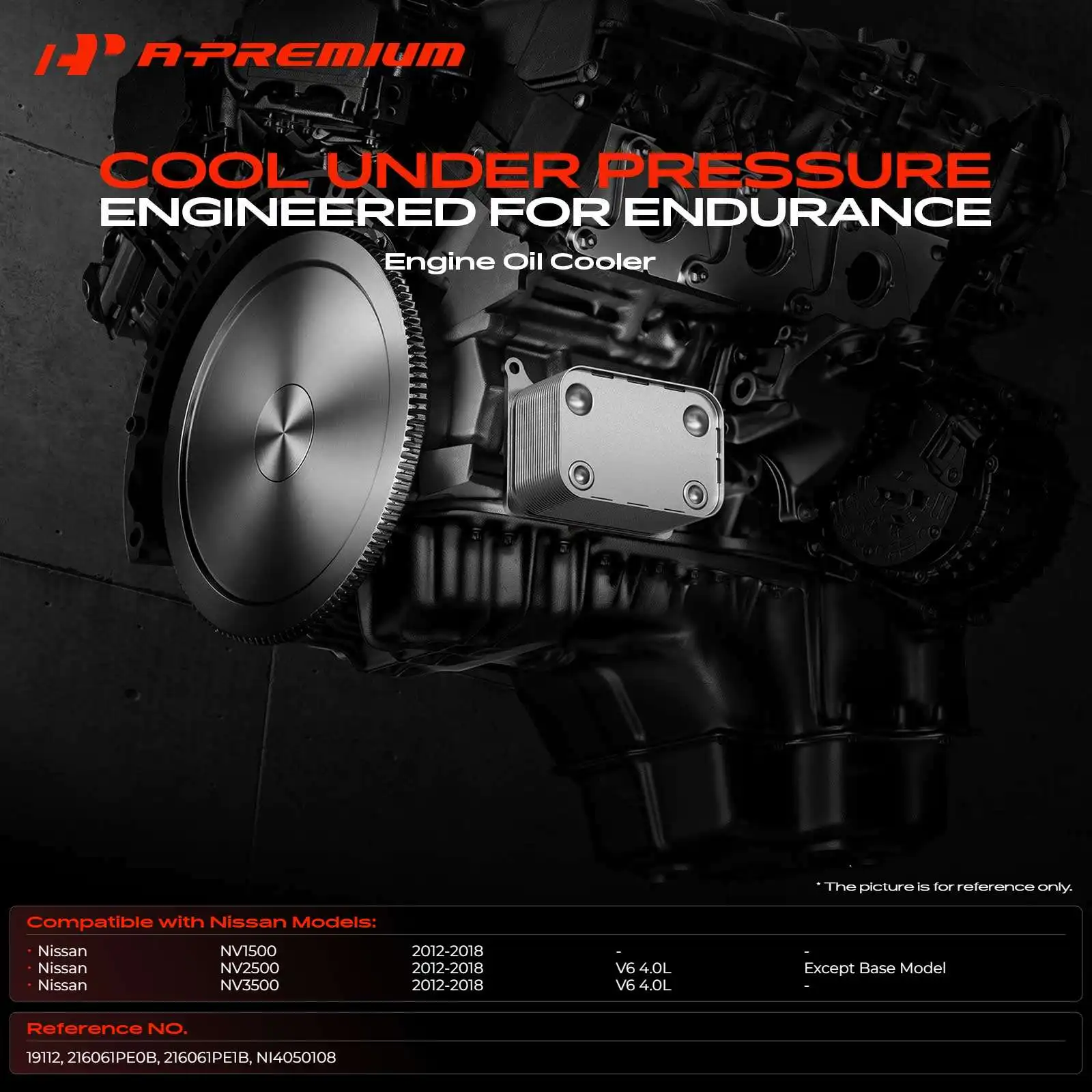 A-Premium Automatic Transmission Oil Cooler for Nissan NV1500 NV2500 NV3500 2012-2018