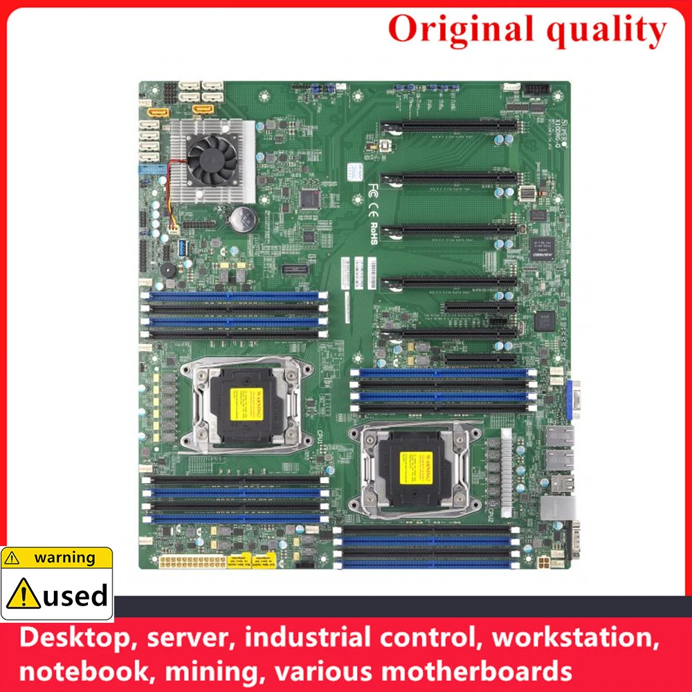 

Used For Supermicro X10DRG-Q Motherboards C612 LGA 2011-3 V3 DDR4 ECC Server workstation Mainboard PCI-E3.0 SATA3 USB3.0