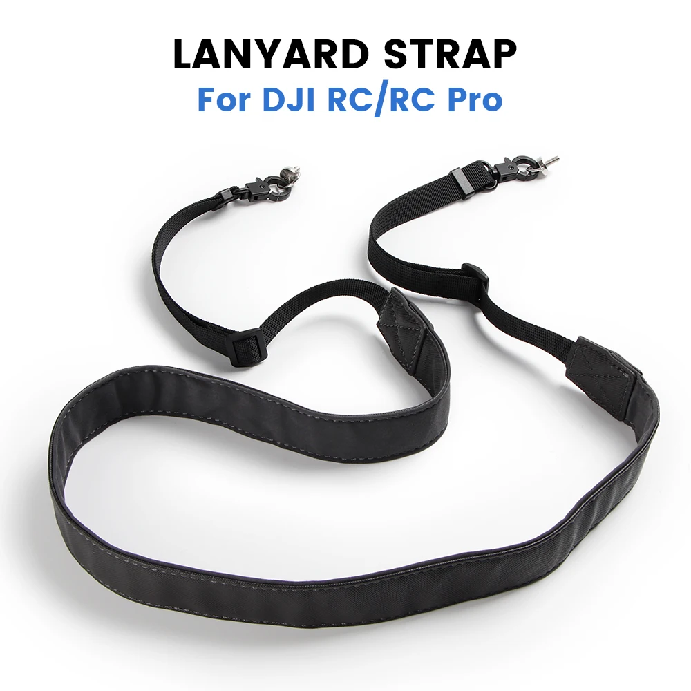 حبل لـ DJI RC/RC Pro/RC 2 حزام رقبة قابل للتعديل أشرطة تعليق لـ DJI Flip/Neo/ Mavic 3 Pro/Air 3S/Mini 4 Pro/3 Drone ACC