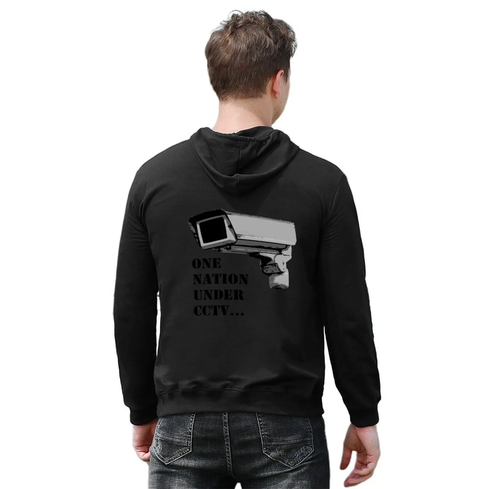 أمة واحدة تحت CCTV هوديي ملابس أنيمي ملابس الخريف الخريف منتجات جديدة ملابس رجالي هوديي حجم كبير #6
