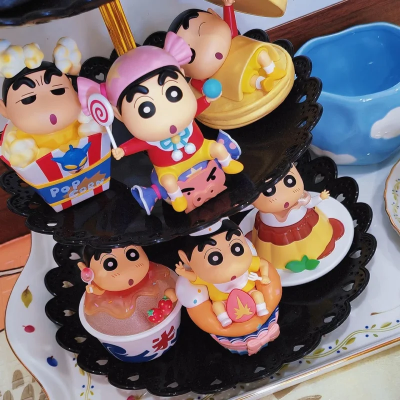 

52TOYS Crayon Shin Chan Blind Box Snack Time Series Authentic Figurine Doll Desktop Ornament Gift For Anime Lovers Birthday Gift