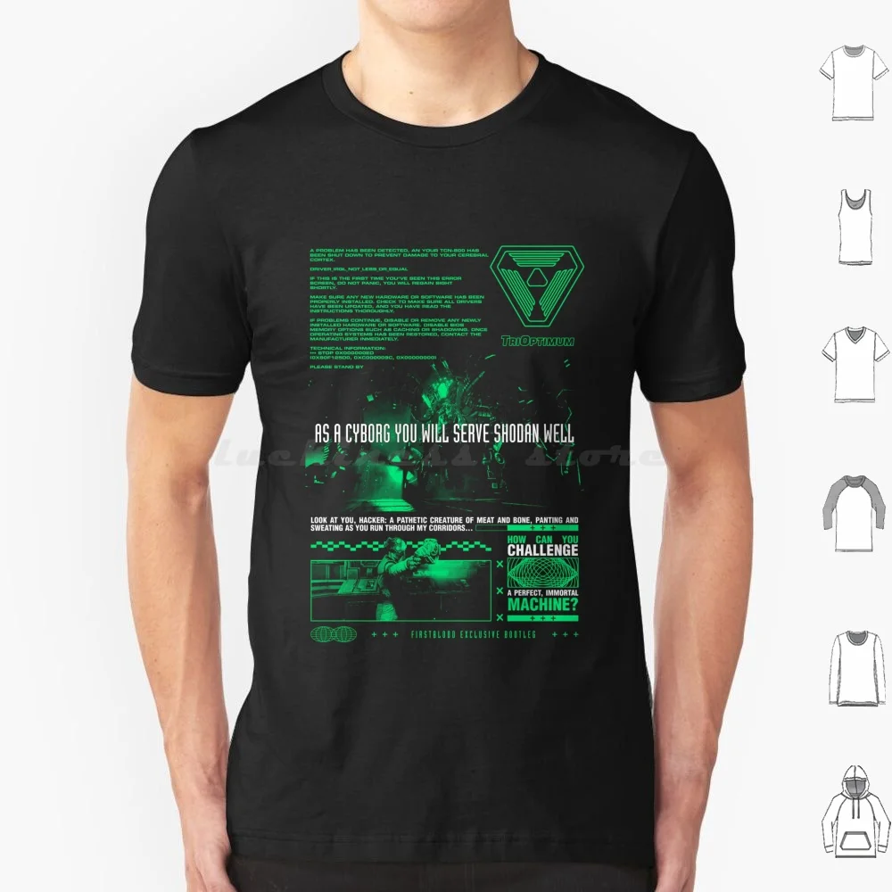 System Shock V2 T-Shirt: The Ultimate Shodan Apparel for Fans of Cyberpunk Legacy