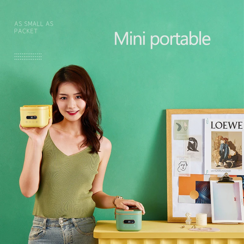 صندوق كهربائي ذكي خالي من الماء ، طباخ أرز ، صندوق بينتوكوكر للتسخين ، متعدد الطهو ، وعاء تسخين الطعام ، 1 لتر ، V ،