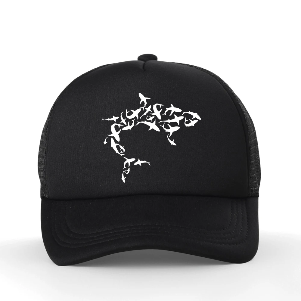 Great White Shark Lover Marine Biology Animal Science Baseball Cap Unisex Fashion Summer Hipster Breathable Sun Hat