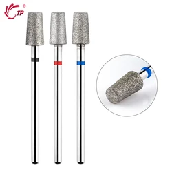 TP Nail Drill Bit for Polishing Natural Nails Cuticle Art File Tapered Electric Nail Files Cleaner Burr Perfect Prepping Bits
