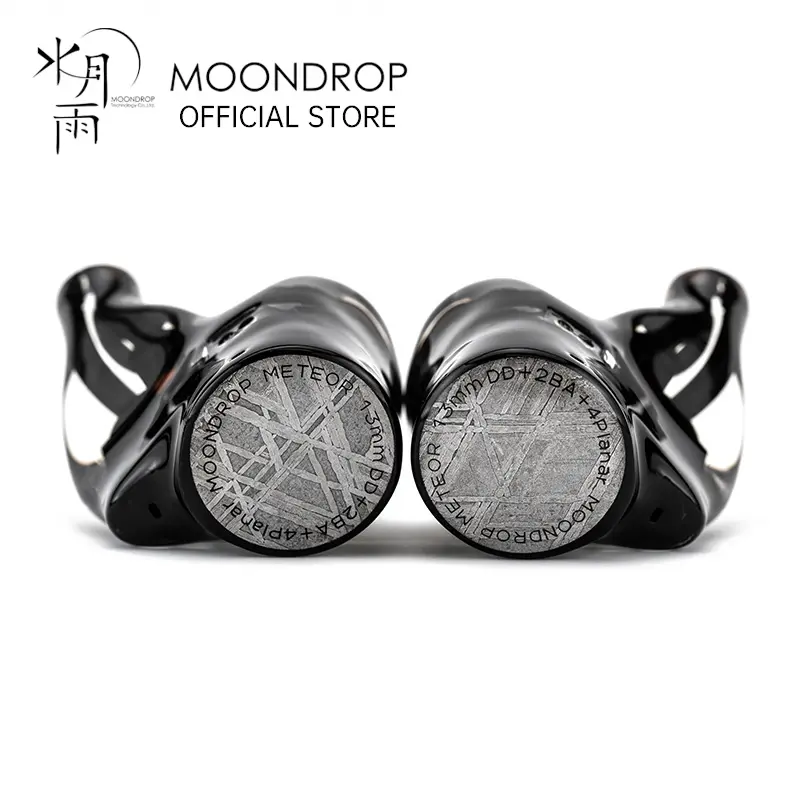 سماعات أذن MOONDROP METEOR، 1DD+2BA+4PLANAR، سلكية، هجينة، متعددة الوحدات، 4.4mm متوازنة، قابس 3.5mm