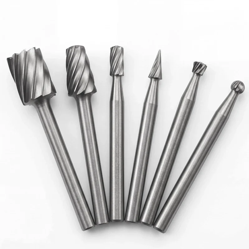 High-speed steel special-shaped rotary file10pcs Mini File, Woodworking Engraving Milling Cutter, Drill Bit, Electric Grinding H