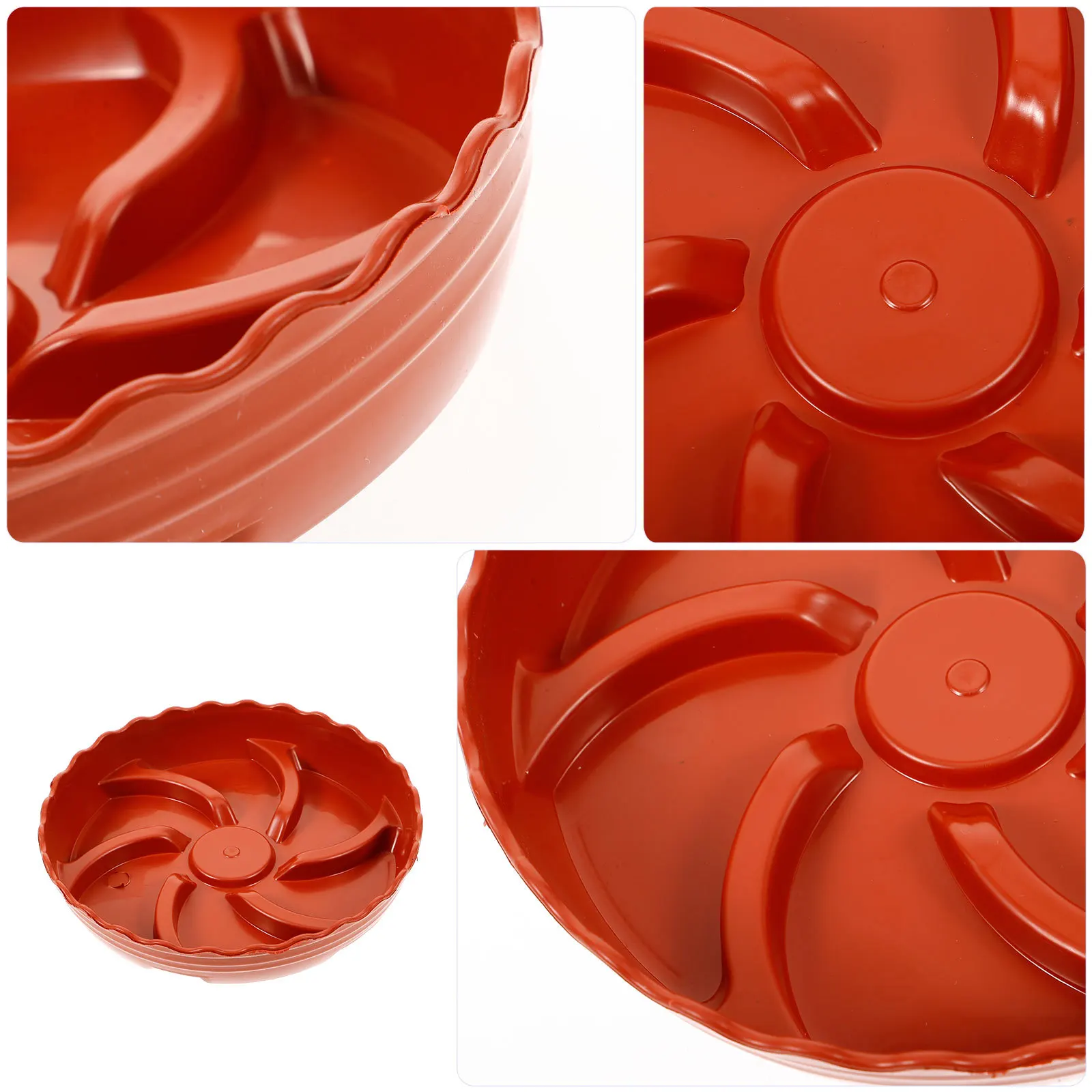 

10pcs Plant Saucer Round Flower Pot Tray Durable Drainage For Indoor Outdoor Plants Water Catcher Bonsai Garden Decor