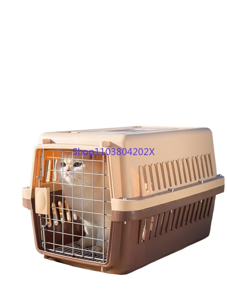 

Pet Flight Case Cat Check-in Suitcase Dog Outing Portable Vehicle-Mounted Cat Cage Small and Medium-Sized Dogs Air Box