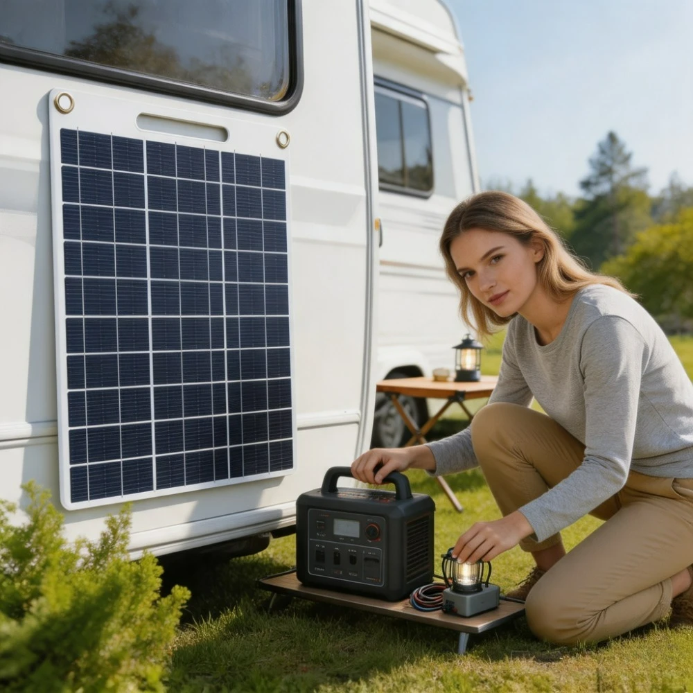 Outdoor Waterproof Portable Solar Panel Charger 15W 20W 5V Dual USB Fast Charging Compact Emergency Solar Power Bank for