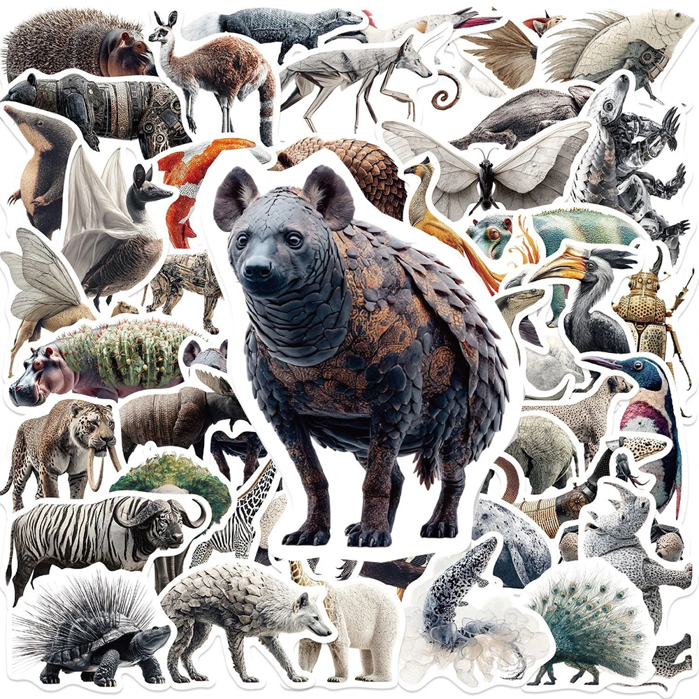 

10/30/50pcs Zebra Phantom Animal Cartoon Stickers Creative Abstract Aniamls Decals DIY Suitcase Motorcycle Luggage Cool Sticker