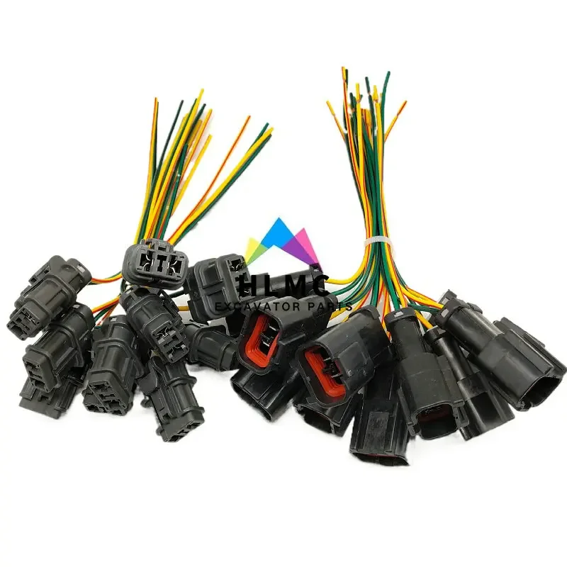 Excavator Plug Is Suitable For Komatsu PC200 240 300-5-6 Pressure Switch Plug To Plug Solenoid Valve