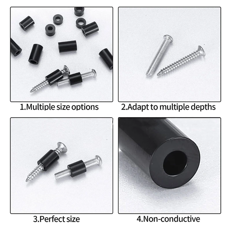 Set completo distanziatori in nylon da 200 pezzi per componenti elettronici 203C