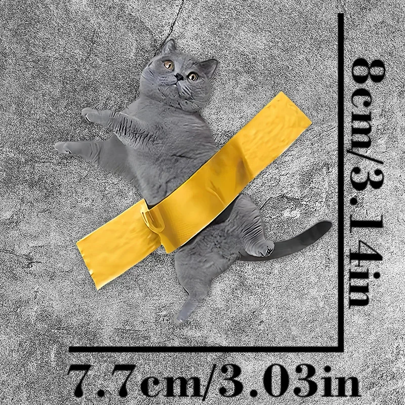 1 x trendiger Haustier-Klebeband-Aufkleber – hochwertiges wasserfestes Vinyl, bezaubernder personalisierter Aufkleber für Auto, Helm und Notebook