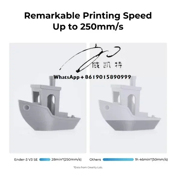 Ender 3 V3 SE 3D Faster Printing Speed CR Touch Leveling Double Z-axis Automatic Loading Wire FDM New Technology