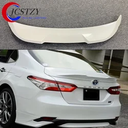 Car-styling ABS Tail Rear Trunk Spoiler Wing Decoration Cove Auto Protection Accessories For Toyota Camry  2018+