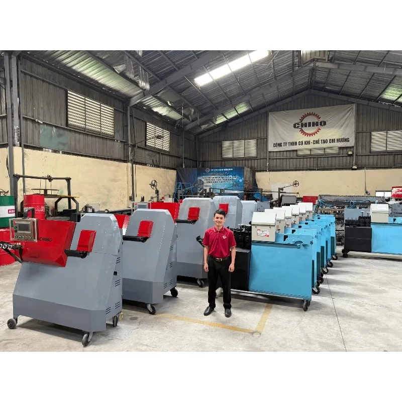 Customized Full Automatic Cnc 12mm Steel Iron Bar Hoop Bending Machine RM4-12 Cnc Hoop Making Machine Automatic Rebar Bending Ma