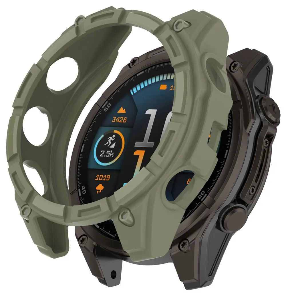 Silikon-Uhrenabdeckung für Garmin Fenix8 Solar 51 mm 47 mm Band Smart Watch Ersatzschale Garmin Fenix 8 AMOLED Schutzhülle – Detail 13